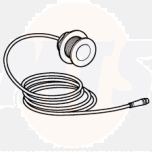 Geberit 242.343.00.1  WC-remote button, single flush, stainless steel 242343001