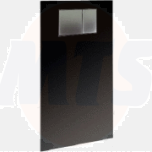 Geberit AquaClean Design cover plate for seat assembly in front of the Sigma (UP320) and Type 300 (UP300), Black glass 115.324.SG.1 / 115.324.SJ.1