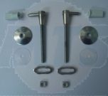 GSI Standard Close Toilet Seat Hinges for Panorama or Traccia Seat For White Buffer Seat