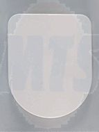 Haro toilet seat Calla Premium 523381 white, stainless steel hinges, softclose