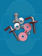 Ideal Standard Spares ALTO/HALO/CADENA SEAT HINGES CHROME E7597AA