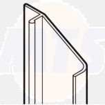 Ideal Standard Bath Screen Wall Profile Cover 1400mm Height Fits LV230VA New Style LV233VA  