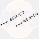 Keramag anchor attachment to Courreges toilet seat 598020 