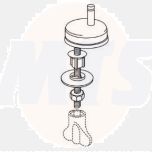 Pressalit Calmo 556 Universal Toilet Seat Hinge - D15999