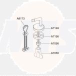 Pressalit Combi hinge univertical DH4999