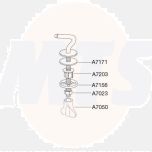 Pressalit Fixed Toilet Seat hinge DF7999 for Objecta D Pro