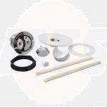 Fastpart Ideal Standard Armitage Shank Dual Flush Push Button with a Large White round Plate S4496AA