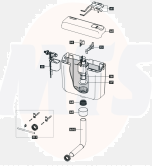 Schwab exposed flushing cistern 