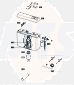  Schwab Exposed flushing cistern AP 412