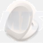 Standard toilet seat incl. universal hinge in stainless steel