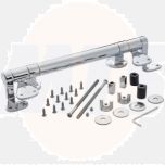 Sottini Reprise Toilet Seat Hinges  in Chrome T2017AA