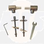 Ideal Standard T2105BJ  Small Soft Close Hinge Set 