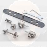 Ideal Standard T2162BJ Imagine Braemar 21 Seat and Cover Hinge Set  Soft Close