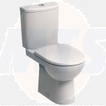 Twyford E100 Round Premium Close Coupled WC + Soft Close Seat