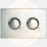 Twyford Flushplate, Dual Flush CF9032CP / Twyford Flushplate, Dual Flush, Mini plate TD - Chrome Plated CF9032CP 5024959381374
