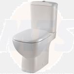 TWYFORD MODA TOILET SEAT AND COVER STANDARD CLOSE BOTTOM FIX MD7815WH