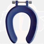 Twyford Sola Toilet Seat SA1304BE front ring 300mm stainless steel hinge