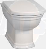 Vitra Serenada Back-To-Wall / Wall Hung and Close Couple Toilet Seat and Cover Soft /Slow Closing White 95-003-029