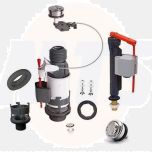Wirquin Pro Jollyflush Universal Brass Bagged Kit Dual Flush Cistern Valve 10120269