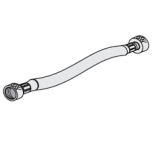 Villeroy and Boch 2-pieces angle valve with connection set R 1/2" 92249200 incl. flexible hose