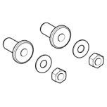 Geberit 243.697.00.1 Aquaclean Mera Sound Geberit Sound Insulation Sleeve Set 243697001
