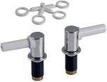 Keramag Cleo - Joly - Mango - Virto - Vitelle - Vivano 597110000 Seat Hinges Chrome