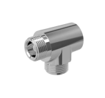 Geberit 814.691.21.0 T-piece with male thread for Geberit AquaClean: chrome / glossy