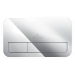 Villeroy and Boch ViConnect Chrome Dual Flush Plate - 92249061