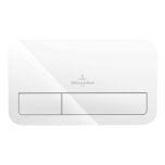 Villeroy and Boch ViConnect White Dual Flush Plate - 92249068