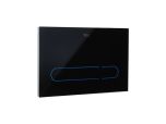 Roca In-Wall EP1 (compact version) - Electronic glass finished operating plate for concealed cistern with automatic or touchless dual flush and adjustable light in multiple colour choice  A890103008
