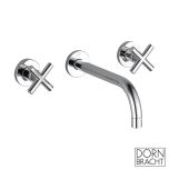 Dornbracht Tara. wall-mounted basin mixer projection: 240 mm, chrome 36717892-00