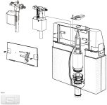 Schwab Concealed flushing cistern 80.000