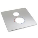 Ideal Standard F960915AA (Chrome) Easybox Square Temperature and Flow Front Faceplate