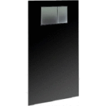 Geberit AquaClean Design cover plate for seat assembly in front of the Sigma (UP320) and Type 300 (UP300), Black glass 115.324.SG.1 / 115.324.SJ.1