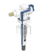 Geberit Type 383 fill valve, lateral water supply connection, 3/8", short nipple made of brass 242.388.00.5
