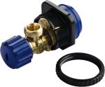 Geberit water supply connection with integrated angle stop valve, resistant to seawater 240.847.00.1 / 240847001