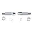 HARO SoftClose Toilet Seat dampers Ersatzset for TakeOff, plastic with stainless steel cap 1 set