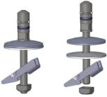 Ideal Standard DEA Vara Seat and Cover Hinge Pillars Set  fits Soft Closed T2960BJ 