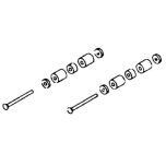 Keramag anchor attachment to Courreges toilet seat 598020 