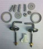 Pressalit Tivoli 2 316 Universal Toilet Seat Hinges - B13P999 / 5708590238333