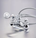 Armitage Shanks S7659AA  Sandringham STD dual control two taphole standard bath shower mixer complete with shower kit - chrome handles OUT OF STOCK