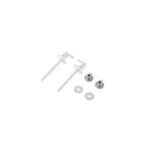 Sanindusa Toilet Seat fittings for easy thermoplast, cetus basic 23121000