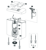 Schwab Exposed flushing cistern 152.21xx