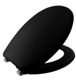 Bemis Atlantic Ultra Fix Toilet Seat Blk 108054047 Bathroomsuites