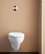 Sanindusa Cetus 52 Standard Close Toilet Seat 2101100 with Clipoff - White