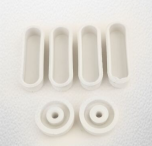 Orion Toilet Seat and Cover Buffers Pack of 6 SV24001 White