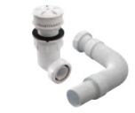 Twyford TW6840CP Chrome installation pack - 63mm waste flange for use with Clifton waterless