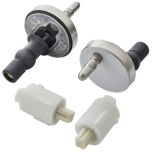 UV08667 New Della Exacto Seat and Cover Dampers and Hinge Pillar Kit Soft Close