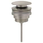 Villeroy & Boch Universal Push Open Basin Waste - Brushed Nickel Matt TVP00000302064