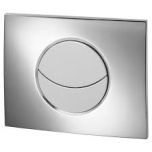 Wirquin Uni-Compact DF concealed cistern with 2" cable operated DF Jollyflush valve with chrome push plate -UCD02CP